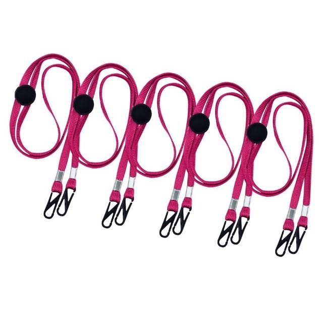 HKM-649235 Adjustable Windproof Mask Elastic Band Rope - 7MM Polyester Design