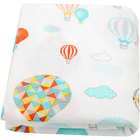 HKM-649235 Bamboo Cotton Gauze Baby Swaddling Blanket - Soft Colors and Fun Animal Patterns for All Seasons