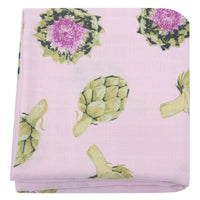 HKM-649235 Bamboo Cotton Gauze Baby Swaddling Blanket - Soft Colors and Fun Animal Patterns for All Seasons