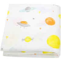 HKM-649235 Bamboo Cotton Gauze Baby Swaddling Blanket - Soft Colors and Fun Animal Patterns for All Seasons