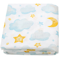 HKM-649235 Bamboo Cotton Gauze Baby Swaddling Blanket - Soft Colors and Fun Animal Patterns for All Seasons