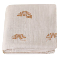 HKM-649235 Bamboo Cotton Gauze Baby Swaddling Blanket - Soft Colors and Fun Animal Patterns for All Seasons