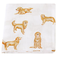 HKM-649235 Bamboo Cotton Gauze Baby Swaddling Blanket - Soft Colors and Fun Animal Patterns for All Seasons