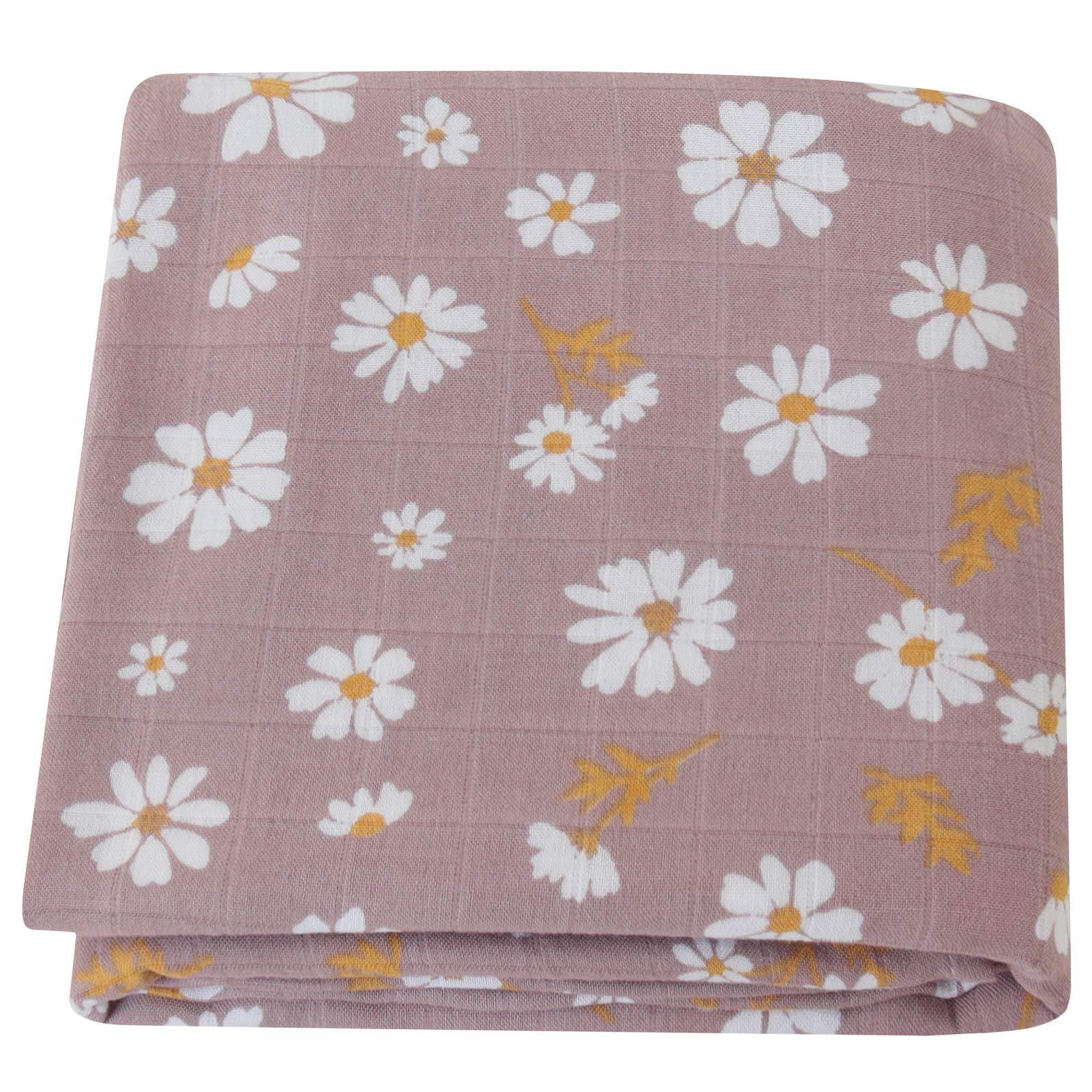 HKM-649235 Bamboo Cotton Gauze Baby Swaddling Blanket - Soft Colors and Fun Animal Patterns for All Seasons