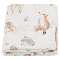 HKM-649235 Bamboo Cotton Gauze Baby Swaddling Blanket - Soft Colors and Fun Animal Patterns for All Seasons