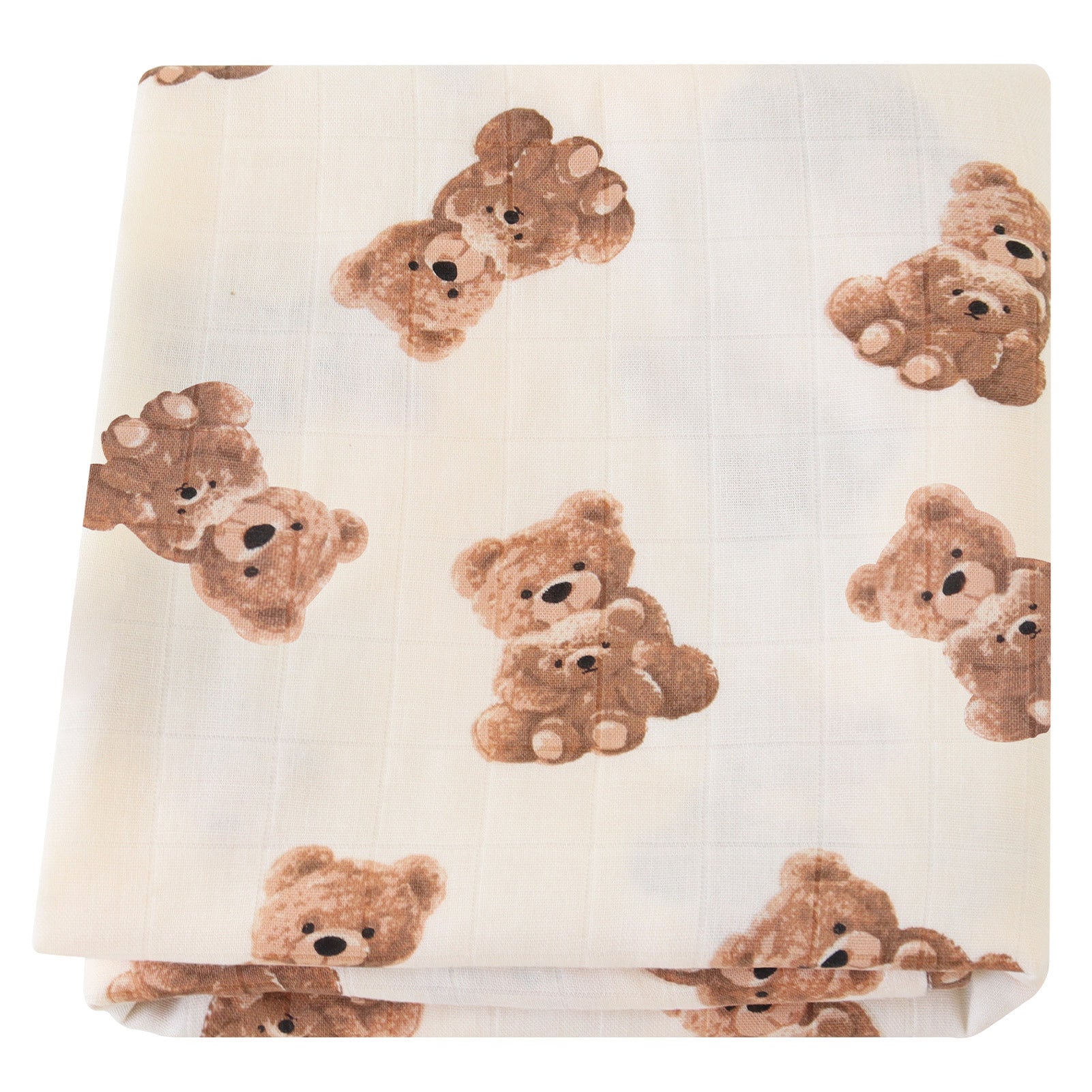 HKM-649235 Bamboo Cotton Gauze Baby Swaddling Blanket - Soft Colors and Fun Animal Patterns for All Seasons