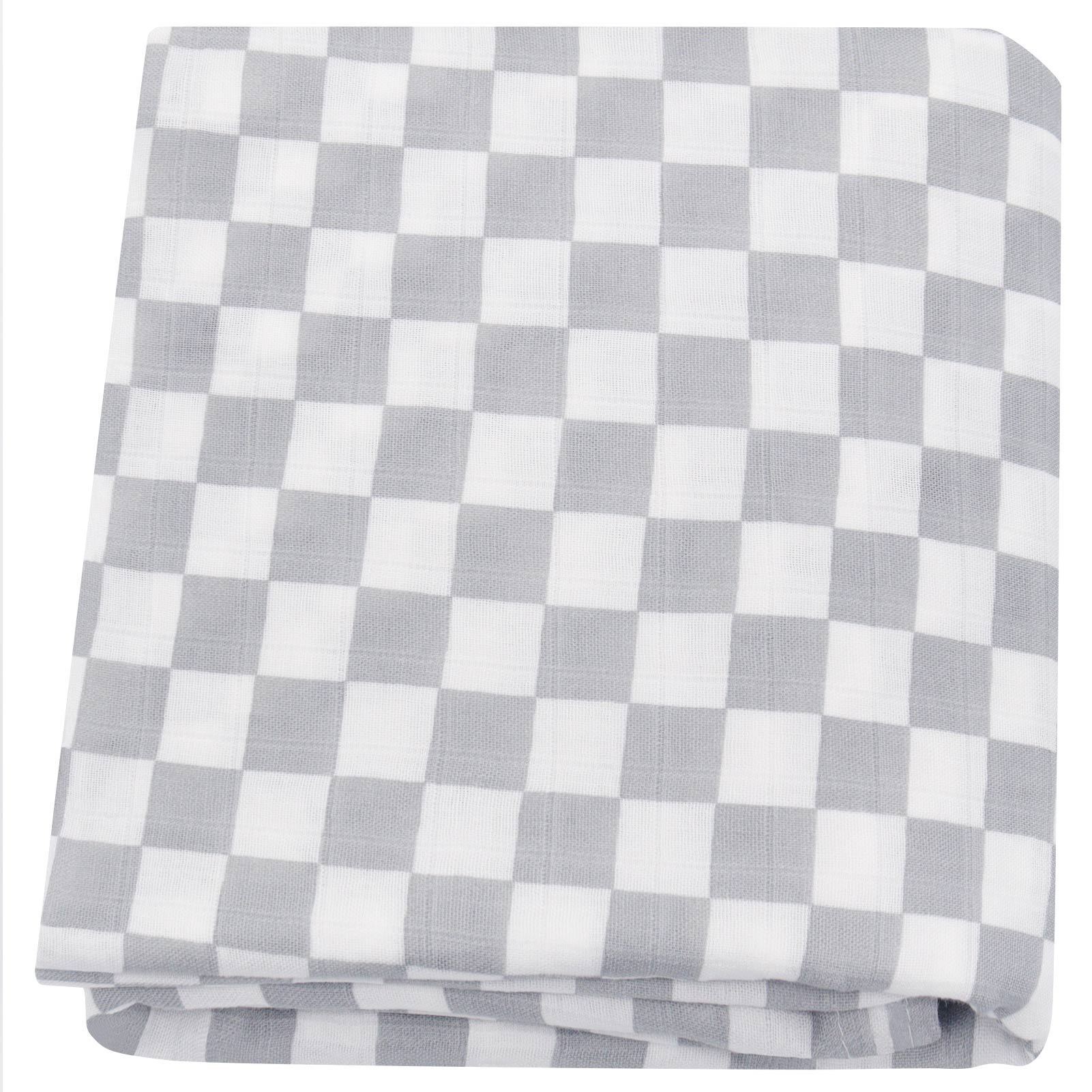 HKM-649235 Bamboo Cotton Gauze Baby Swaddling Blanket - Soft Colors and Fun Animal Patterns for All Seasons