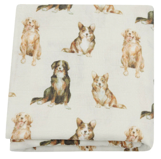 HKM-649235 Bamboo Cotton Gauze Baby Swaddling Blanket - Soft Colors and Fun Animal Patterns for All Seasons