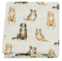 HKM-649235 Bamboo Cotton Gauze Baby Swaddling Blanket - Soft Colors and Fun Animal Patterns for All Seasons
