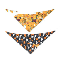 HKM-649235 Halloween Double-Sided Pet Saliva Towel - Milk Silk, Various Patterns and Sizes