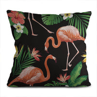 HKM-649235 Super Soft Square Pillowcase in Short Plush Linen Peach Skin - 45cm x 45cm for Sofa, Bed, and Car Use