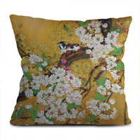 HKM-649235 Super Soft Square Pillowcase in Short Plush Linen Peach Skin - 45cm x 45cm for Sofa, Bed, and Car Use