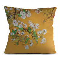 HKM-649235 Super Soft Square Pillowcase in Short Plush Linen Peach Skin - 45cm x 45cm for Sofa, Bed, and Car Use
