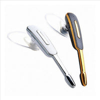 HKM-649299 Lychee Pattern Bluetooth Headset with Ear Hook - Voice Control, Music Support, Unilateral Hands-Free