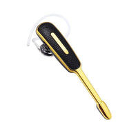 HKM-649299 Lychee Pattern Bluetooth Headset with Ear Hook - Voice Control, Music Support, Unilateral Hands-Free