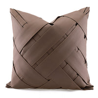 HKM-649363 Brown and Orange Light Luxury Pillow Case Set - Various Sizes and Styles for Modern Living Rooms