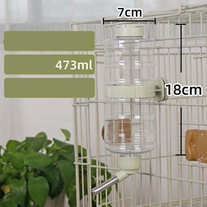 HKM-649427 Eco-Friendly Pet Hanging Water Bottle for Small to Large Dogs and Cats