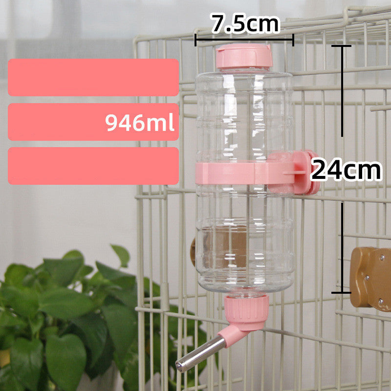 HKM-649427 Eco-Friendly Pet Hanging Water Bottle for Small to Large Dogs and Cats