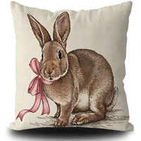 HKM-649619 Textured Nordic Linen Throw Pillow Cover in Peach Skin Finish - 45x45cm