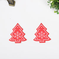 HKM-649683 Wooden Christmas Ornaments - European Style Cartoon Craft Pendants, MDF Hanging Decorations