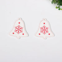 HKM-649683 Wooden Christmas Ornaments - European Style Cartoon Craft Pendants, MDF Hanging Decorations