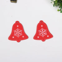 HKM-649683 Wooden Christmas Ornaments - European Style Cartoon Craft Pendants, MDF Hanging Decorations