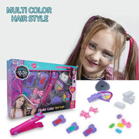 HKM-649811 Disposable Hair Cream Set for Children's Pretend Play - 3 Colors Hair Dye for Indoor Creative Fun