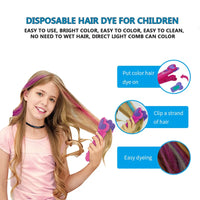 HKM-649811 Disposable Hair Cream Set for Children's Pretend Play - 3 Colors Hair Dye for Indoor Creative Fun