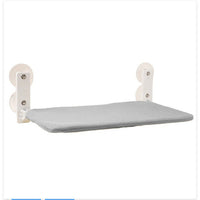 HKM-650067 Cordless Folding Cat Hammock with Gray Plush and Beige Mesh, Available in Two Sizes