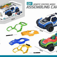 HKM-650131 1:16 Remote Control Military Vehicle Toy with Changeable Shell - Assembled RC Military Car for Ages 8 and Up
