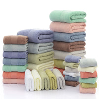 HKM-650131 Three-Piece Cotton Bath Towel Set with Siro Yarn Technology