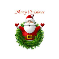 HKM-650323 Christmas Scenery PVC Wall Stickers - Waterproof, Antifouling, Antibacterial Decor for Bedroom
