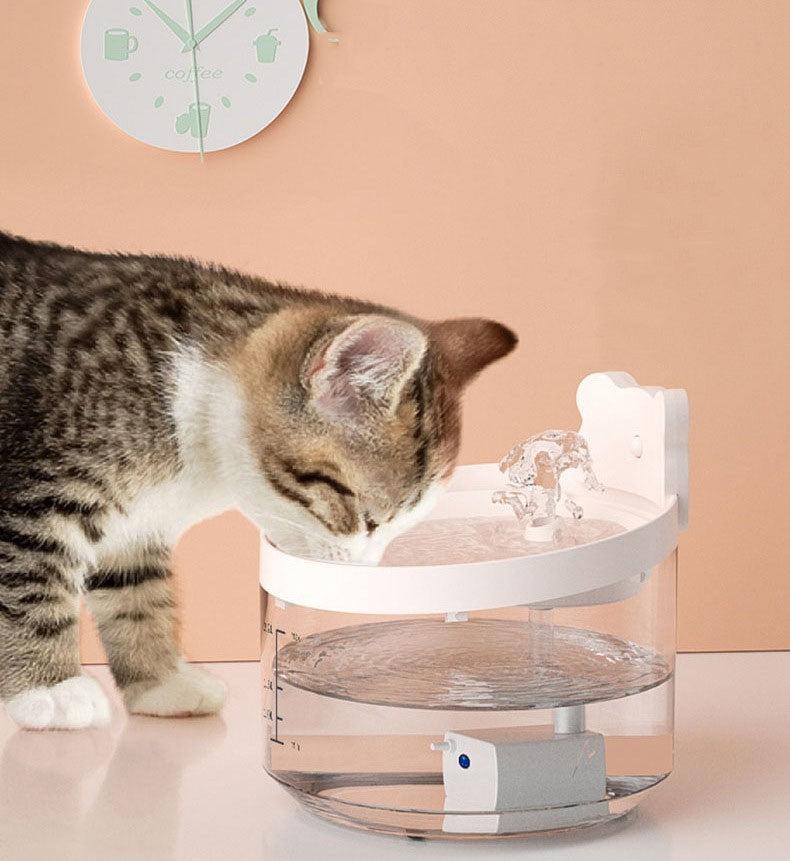 HKM-650323 Three Generations Of Cat Water Dispensers Circulate Automatically