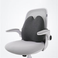 HKM-650387 Memory Foam Lumbar Support Cushion - Modern Design for Office and Home Use in Dark Gray, Light Gray, and Pink