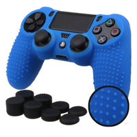 HKM-650579 Non-Slip Silicone Cover for PS4 DualShock 4, Pro & Slim Controllers with Joystick Grips