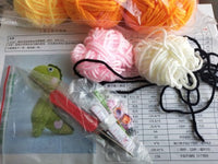 HKM-650707 Handmade DIY Wool Little Dinosaur Material Kit - 35cm Milk Cotton, Unfinished Project