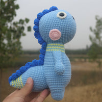 HKM-650707 Handmade DIY Wool Little Dinosaur Material Kit - 35cm Milk Cotton, Unfinished Project