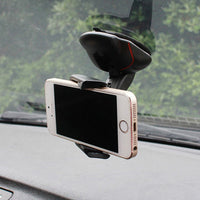 HKM-650771 Universal Mouse-Type Car Phone Holder with 360-Degree Rotation for Dashboard & Windshield