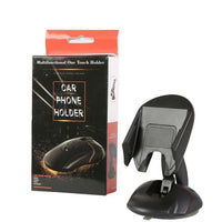 HKM-650771 Universal Mouse-Type Car Phone Holder with 360-Degree Rotation for Dashboard & Windshield