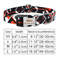 HKM-650899 Personalized Adjustable Eco-friendly Microfiber Dog Collar with Engraved ID Tag
