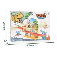 HKM-650963 Magnetic Suspension Dinosaur Slide Puzzle Track Toy with Lights and Music for Ages 3+
