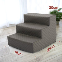 HKM-651219 Pet Dog Climbing Stairs with Soft Sponge Steps for Easy Access to Beds