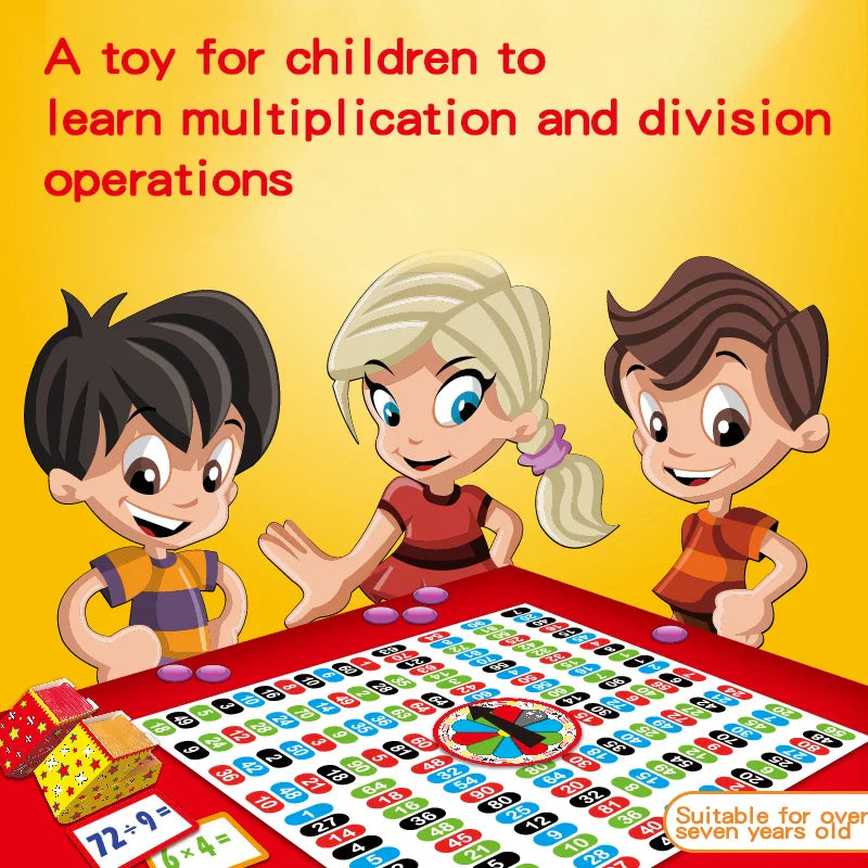 KTX-651283 Digital Counting Board Game Toy Set for Preschool Math Learning, Montessori STEM Education, Ages 5-7