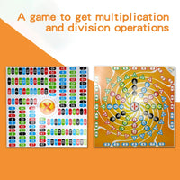 HKM-651283 Digital Counting Board Game Toy Set for Preschool Math Learning, Montessori STEM Education, Ages 5-7