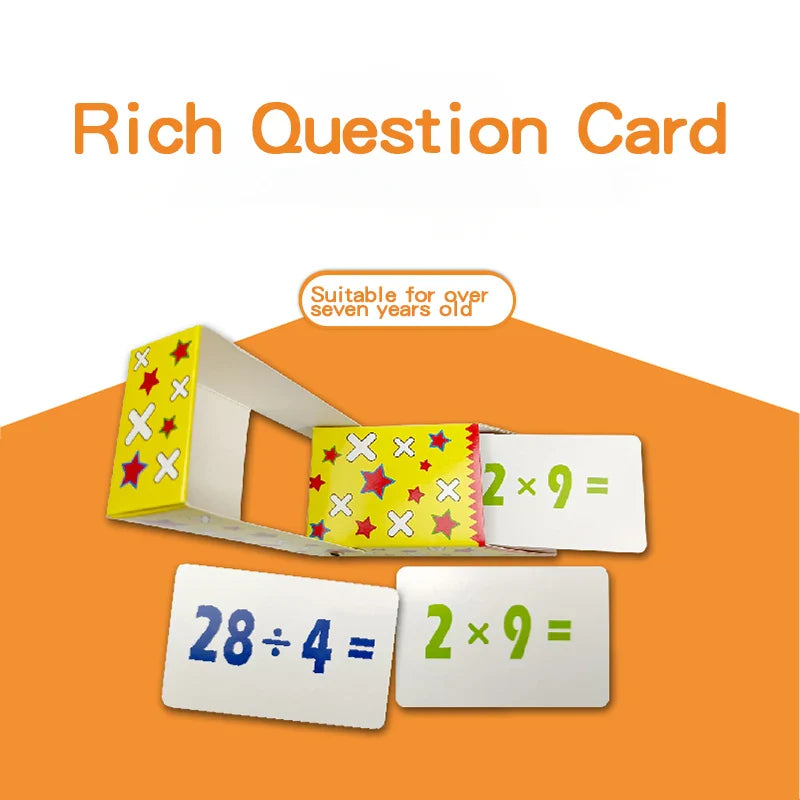 KTX-651283 Digital Counting Board Game Toy Set for Preschool Math Learning, Montessori STEM Education, Ages 5-7