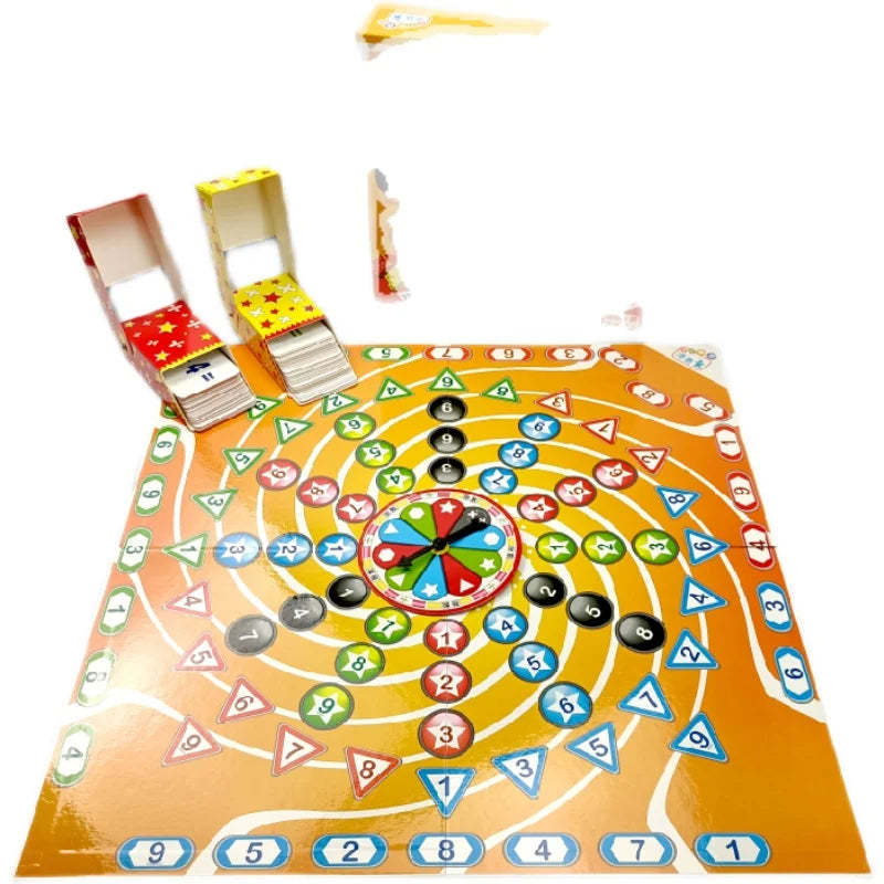 KTX-651283 Digital Counting Board Game Toy Set for Preschool Math Learning, Montessori STEM Education, Ages 5-7