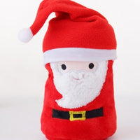 HKM-651475 Cozy Flannel Christmas Pig Hat, Polyester Fiber, 80*100CM
