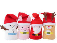 HKM-651475 Cozy Flannel Christmas Pig Hat, Polyester Fiber, 80*100CM
