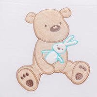 HKM-651539 Baby Bear and Rabbit Cotton Bed Fence Set - 6 Pieces, 30cm Each