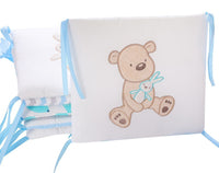 HKM-651539 Baby Bear and Rabbit Cotton Bed Fence Set - 6 Pieces, 30cm Each